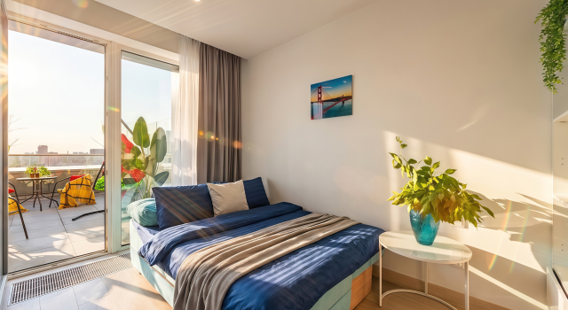 S Lichnoy Terrasoy Okolo Ostrova Mechty Metro Tekhnopark Apartments, Prenota Appartamento Hotel a UAO Area con parcheggio, Parcheggio