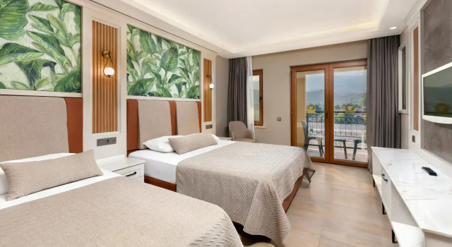 Двухместный номер Standard с балконом и с видом на окрестности Club Hotel Phaselis Rose