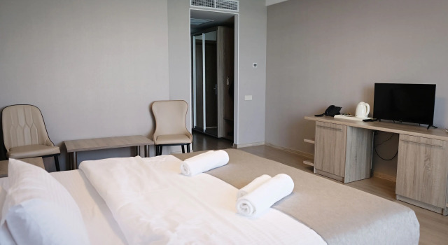 Standard Doppel Zimmer mit Balkon und mit Meerblick Park Hotel Aluston