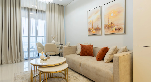 Апартаменты Keyrock Living: Dubai Oasis w/ Balcony Views, Забронировать Апартаменты/квартира Апартаменты Дубая, рядом с Max, Апартаменты/квартира