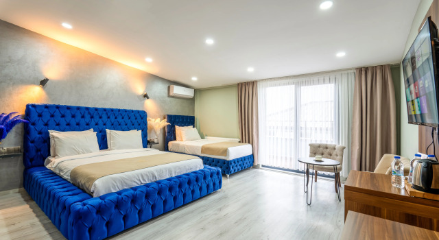 Superior Třílůžkový Rodinný pokoj Monezza Hotel