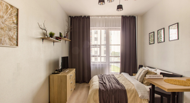Студия Апартаменты Студия Natalie Apartments Пулковское шоссе 14с6