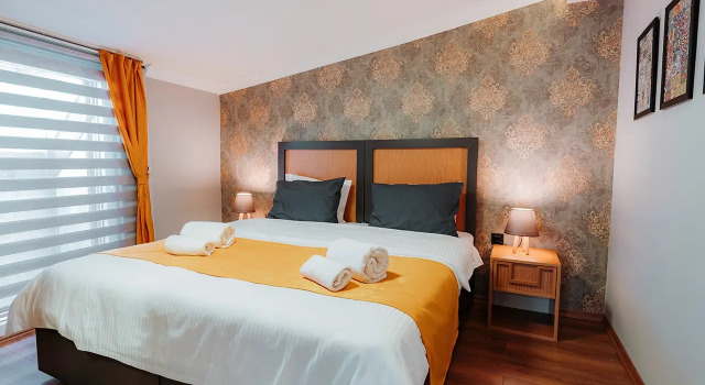 Люкс с балконом и с видом на море Umut Apartments