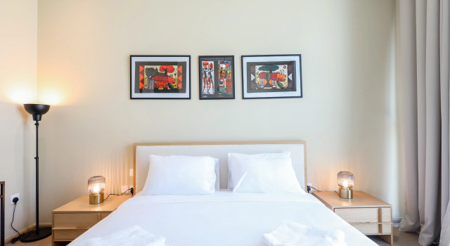 Апартаменты c 1 комнатой с балконом Апартаменты Elite LUX Holiday Homes - Luxurious 1BR Suite in Signature Livings JVC - Dubai