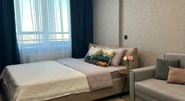 1-ke. kvartira na bazarnoy ploshchadi se vidom na prudee 22 floor Flat, Rezervovat Apartmán Hotely v Iževsk s parkováním, Parkování