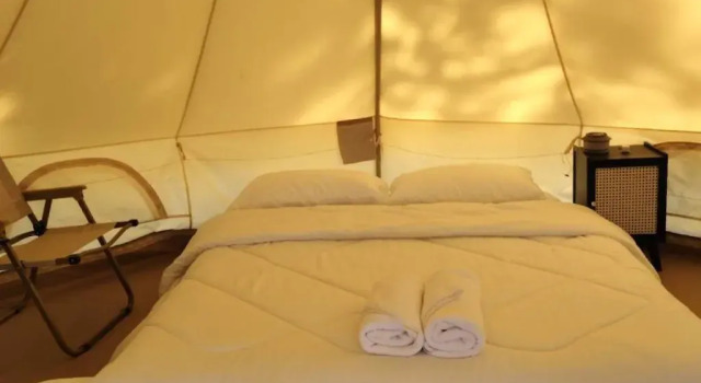 Двухместный тент Bell с видом на море Глэмпинг Koala Glamping