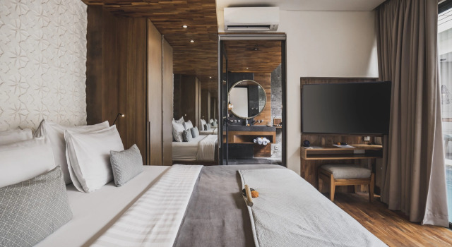 Ayona Villa Seminyak by iNi Vie Hospitality Boutique hotel, Rezervovat Boutique Hotel Hotely v Bali s bazénem, Bazén