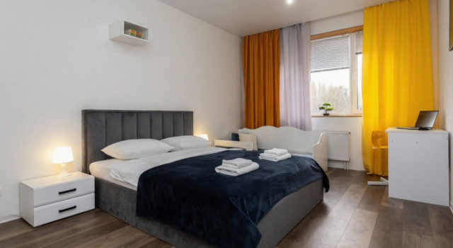 Квартира Уютная в новом доме в центре города, Забронировать Апартаменты/квартира Апартаменты Калининграда, рядом с Храм Христа Спасителя, Апартаменты/квартира