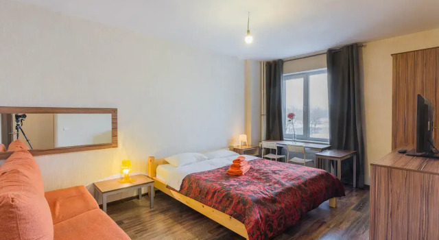a.m. Rooms Pulkovo Park Classic Apartments, Rezervovat Apartmán Hotely v Moskovskiy district s parkováním, Parkování