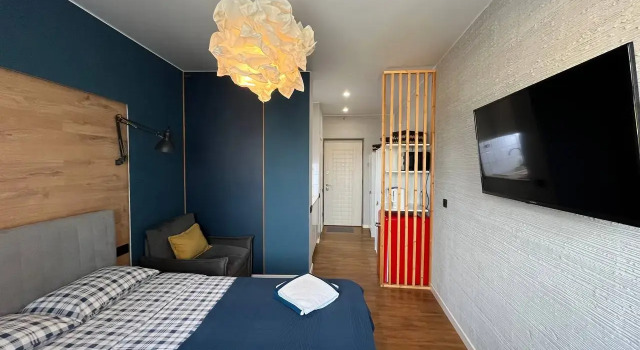 Dream Apartments 535 Nomer-studio Delyuks s Krovatyu Razmera King-size Apartmens, Buchen Sie Ferienwohnung Günstige Hotels in Oblast Moskau
