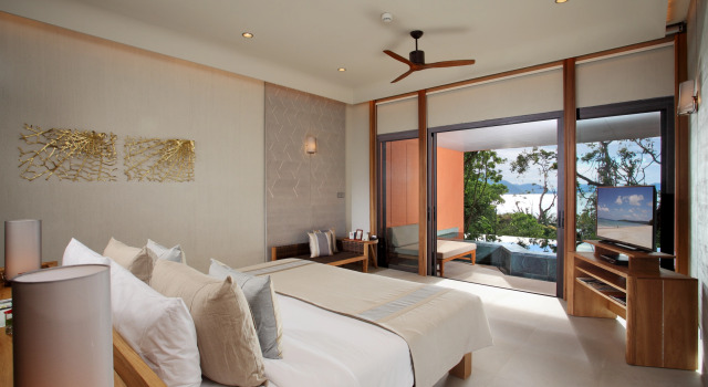 Двухместный люкс с бассейном West с балконом и с видом на океан Sri Panwa Phuket Luxury Pool Villa Hotel