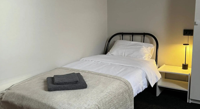 Standard Double Attic room with city view Pruss Hostel