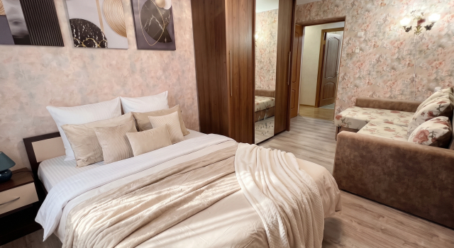 trekhkomnatnaya kvartira ryadom s IMR i Rosatomom flat, Prenota Appartamento Hotel a Central Russia con parcheggio, Parcheggio