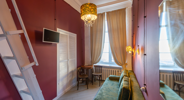 Dvukhurovnevye s Vidom na Nevu Apartments, Rezervovat Apartmán Petrohrad Rusko, poblíž Yubileyny Sports Complex
