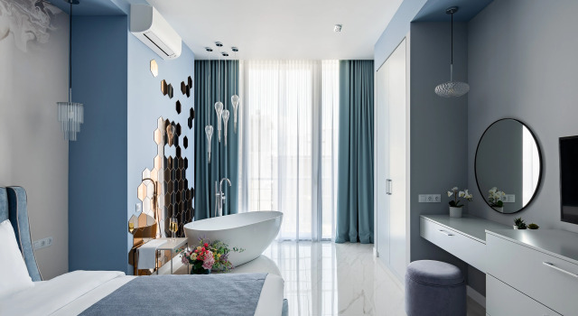 Апартаменты Premium с 2 комнатами с видом на море Комплекс апартаментов "Apartments Premium" (второй корпус)