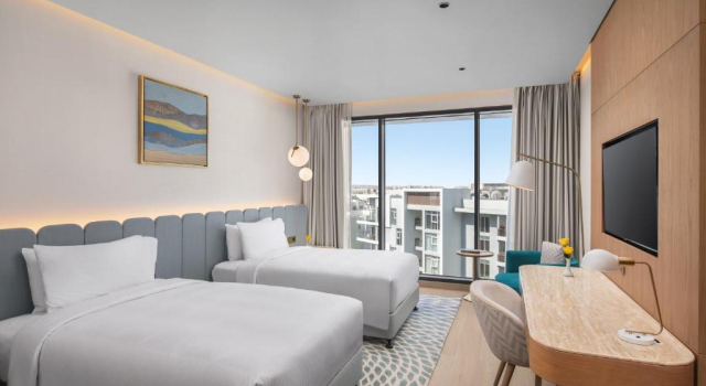 Номер Deluxe с красивым видом из окна Отель voco Muscat Al Mouj by IHG