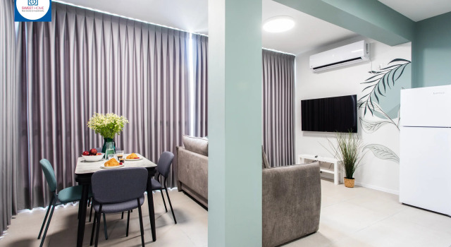 Апартаменты с 2 комнатами с красивым видом из окна Апартаменты Smilanski Street 32