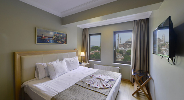 Двухместный номер Deluxe with Hagia Sophia view Отель Agora Life