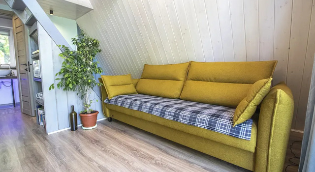 Двухместные апартаменты с балконом и с красивым видом из окна A-Frame Bungalow