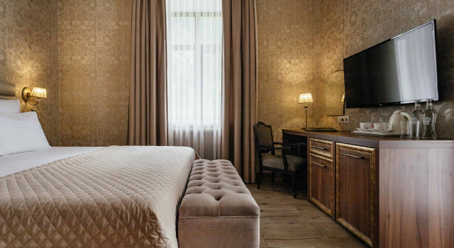 Апартаменты (Главный корпус) с 3 комнатами с видом на парк Отель Amra Park Hotel & Spa