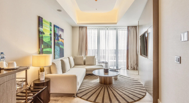 Double Junior Suite with balcony and with canal view Savitsky Plaza