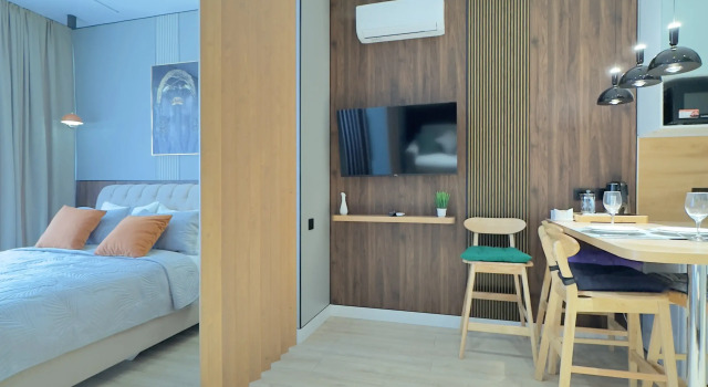 Двухместные апартаменты Апартаменты Meridian Prime Living 304