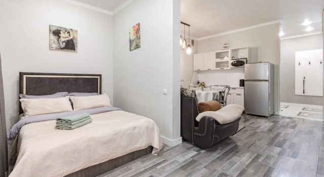 Odnokomnatnaya V tsentre Flat, Book Lejlighed Hoteller i Pavlodar Region med parkering, Parkering