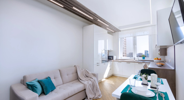 Номер Superior Апартаменты Andora apart | Дизайнерская 2к Квартира Тропик в ЖК Державинский квартал
