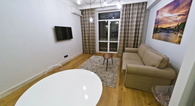 Appartement met balkon en  met uitzicht Opera Apartments Almaty