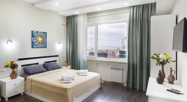 Апартаменты Deluxe с видом на море Апарт-отель Leyla Apartmens 1