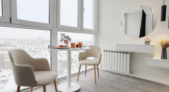 Na 23 Etazhe s Paryashchey Krovatyu — Otkroyte Lipetsk s Vysoty Flat, Rezerwuj Apartament Hotele w Central Russia z parkingiem, Parking