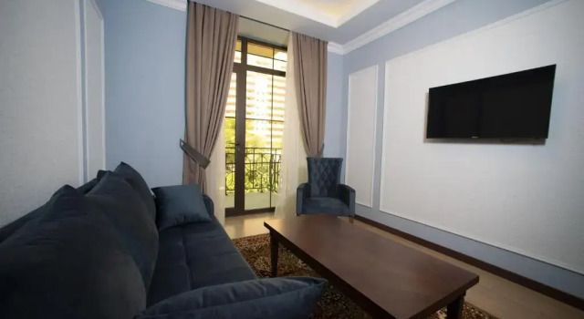 Kahden hengen Huoneisto parvekkeella puutarhanäkymä Boutique hotel Boulevard