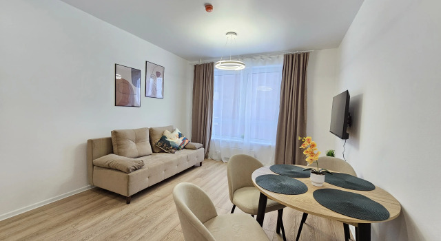 Uyutnaya Yevrodvushka V Scherbinke Apartments, Rezervovat Apartmán Hotely v UZAO Area s parkováním, Parkování