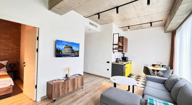 Firedobbelt familie suite med altan Rooms Apart Hotel By RED Hotel