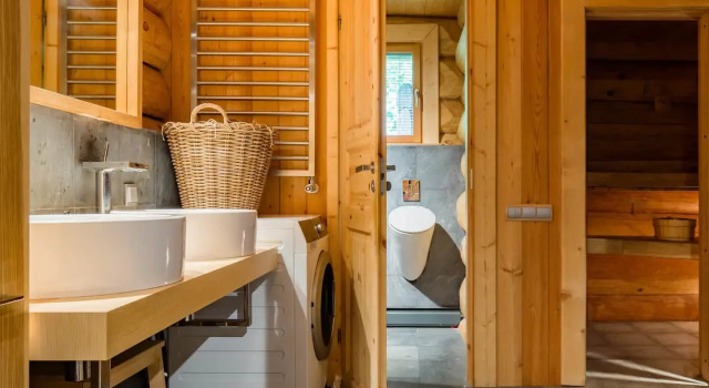 Коттедж с балконом и с красивым видом из окна Eco Chalet