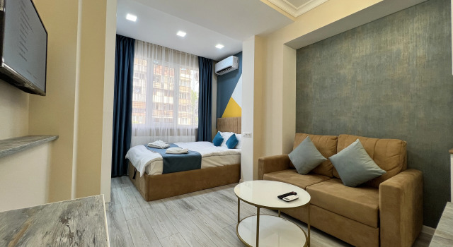 Двухместные апартаменты Standard Апартаменты Stylish Apt 2 in City Center