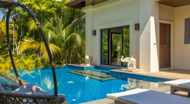 Вилла Traditional Thai 2BR in Baan Bua Estate