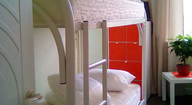 Letto in camerata con vista Berta Hostel