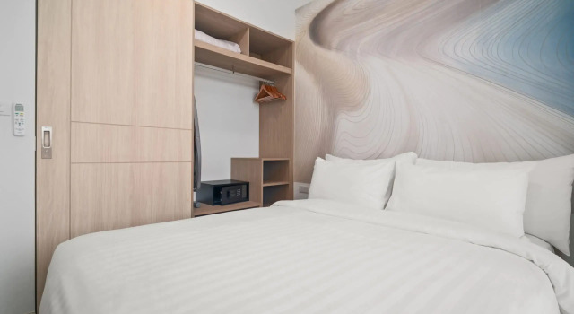 Двухместные апартаменты Deluxe c 1 комнатой с балконом Апарт-отель Skypark Aurora Building 2 in Laguna By Banyan Living