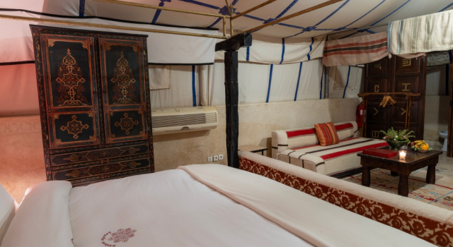 Тент с видом на сад Kasbah Agafay Hotel & Spa