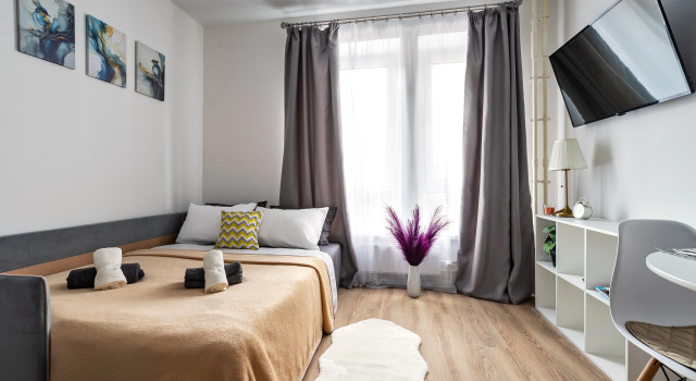 Lyuks Studiya Vozle Metro Kotelniki Apartments, Rezervovat Apartmán Levné hotely v Lyuberetsky District