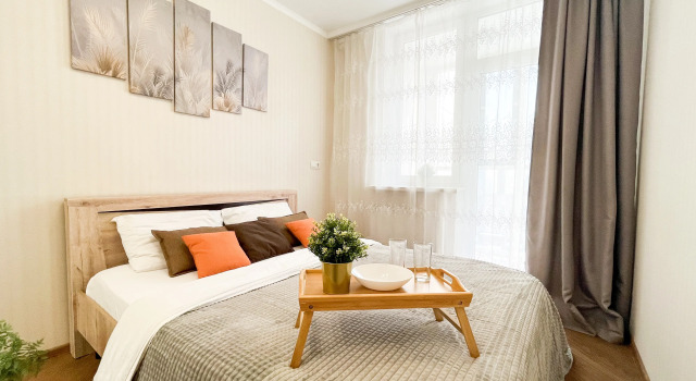 Апартаменты c 1 комнатой с балконом и с красивым видом из окна Апартаменты ApartLike