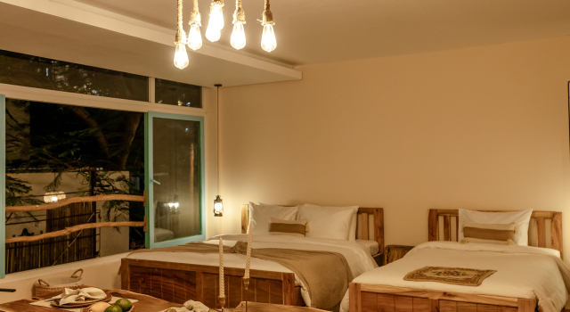 Люкс Deluxe с красивым видом из окна Отель Canaan Beach Home
