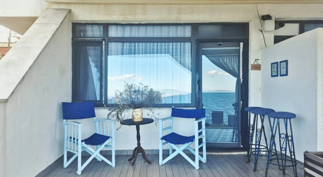 Двухместный номер Tike с балконом и с видом на море Bambu Urla Otel