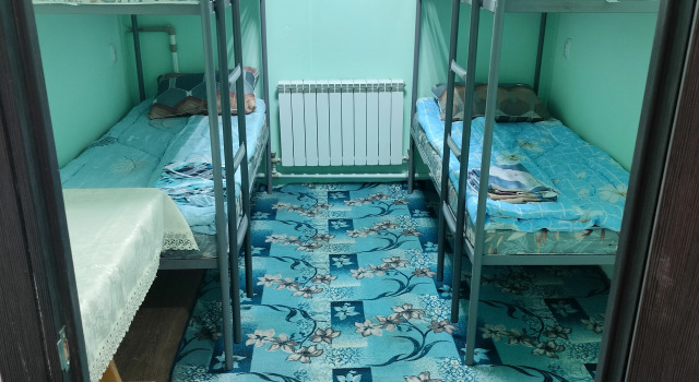 Кровать в общем номере Хостел На Коминтерна