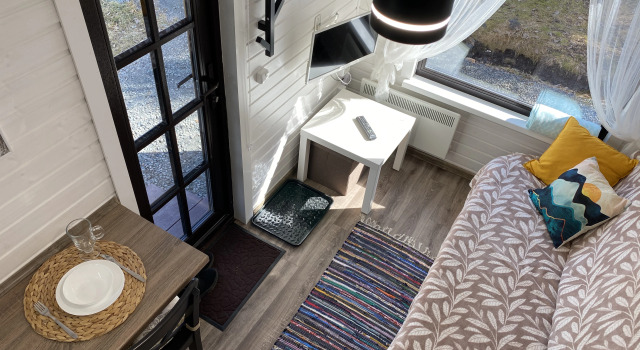 Двухместный коттедж с красивым видом из окна Гостевой дом Shuya Tiny House