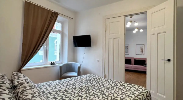Stilnye 2kh-Komnatnye Na Teatralnoy S Shikarnym Vidom Apartments, Buchen Sie Ferienwohnung Tschernjachowsk Rajon Tschernjachowsk