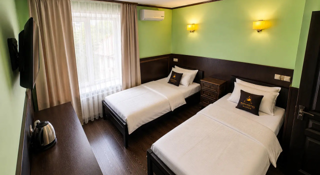 Camera doppia Standard con vista sulla città BuddHotel Hotel