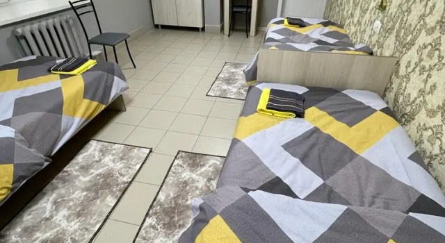 Кровать в общем номере Отель Hotel 777