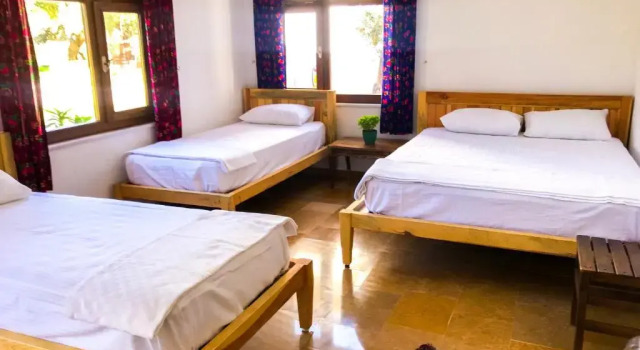 Четырёхместный номер Standard с красивым видом из окна Yiva Otel Kazdağları